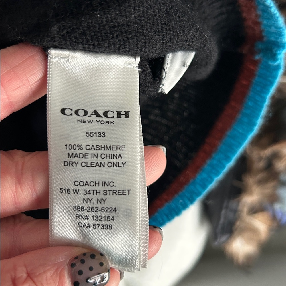 COACH 1941 Cashmere Rexy Cardigan - Picture 6 of 6
